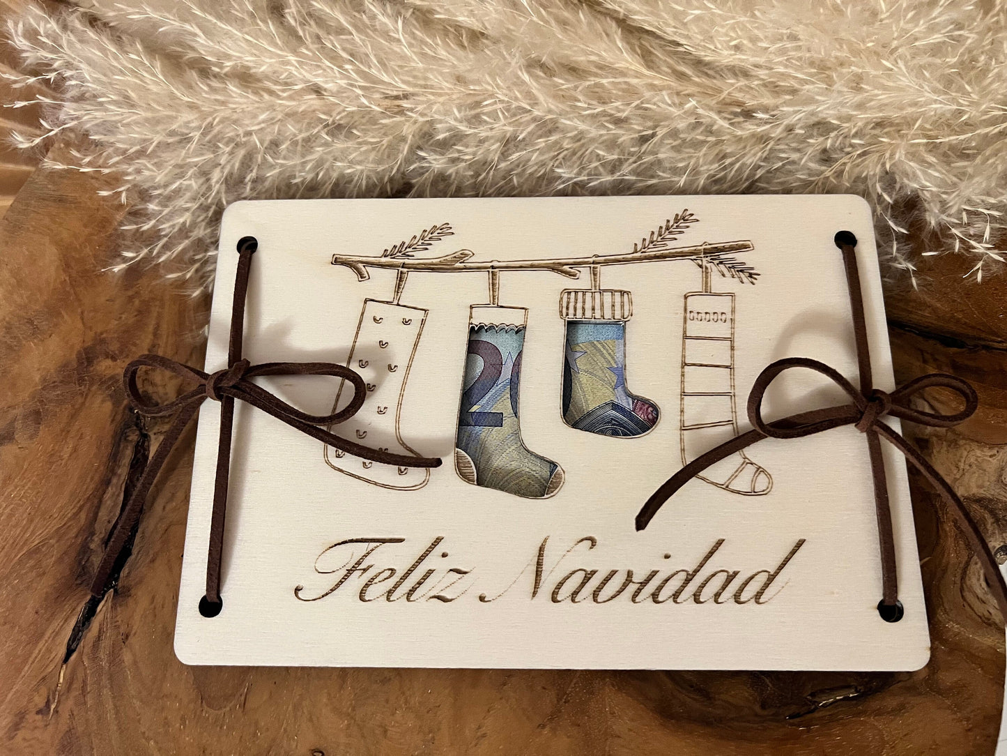 Geldgeschenk für Weihnachten  "Feliz Navidad"