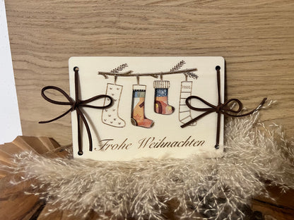 cash gift "Merry Christmas"