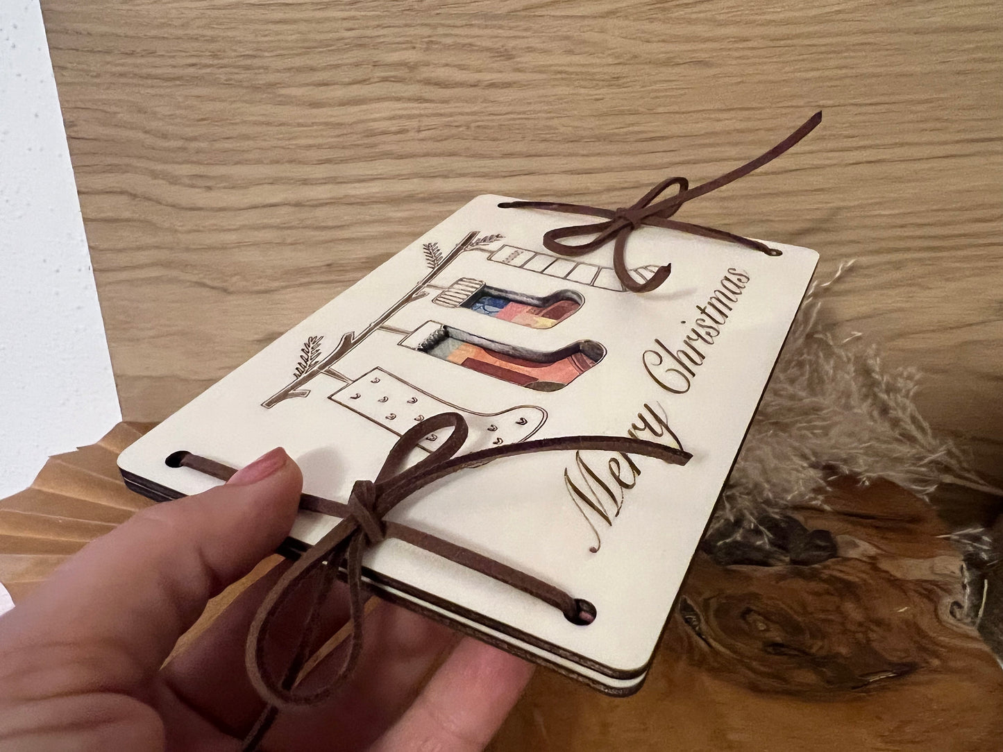 Geldgeschenk für Weihnachten "Merry Christmas"
