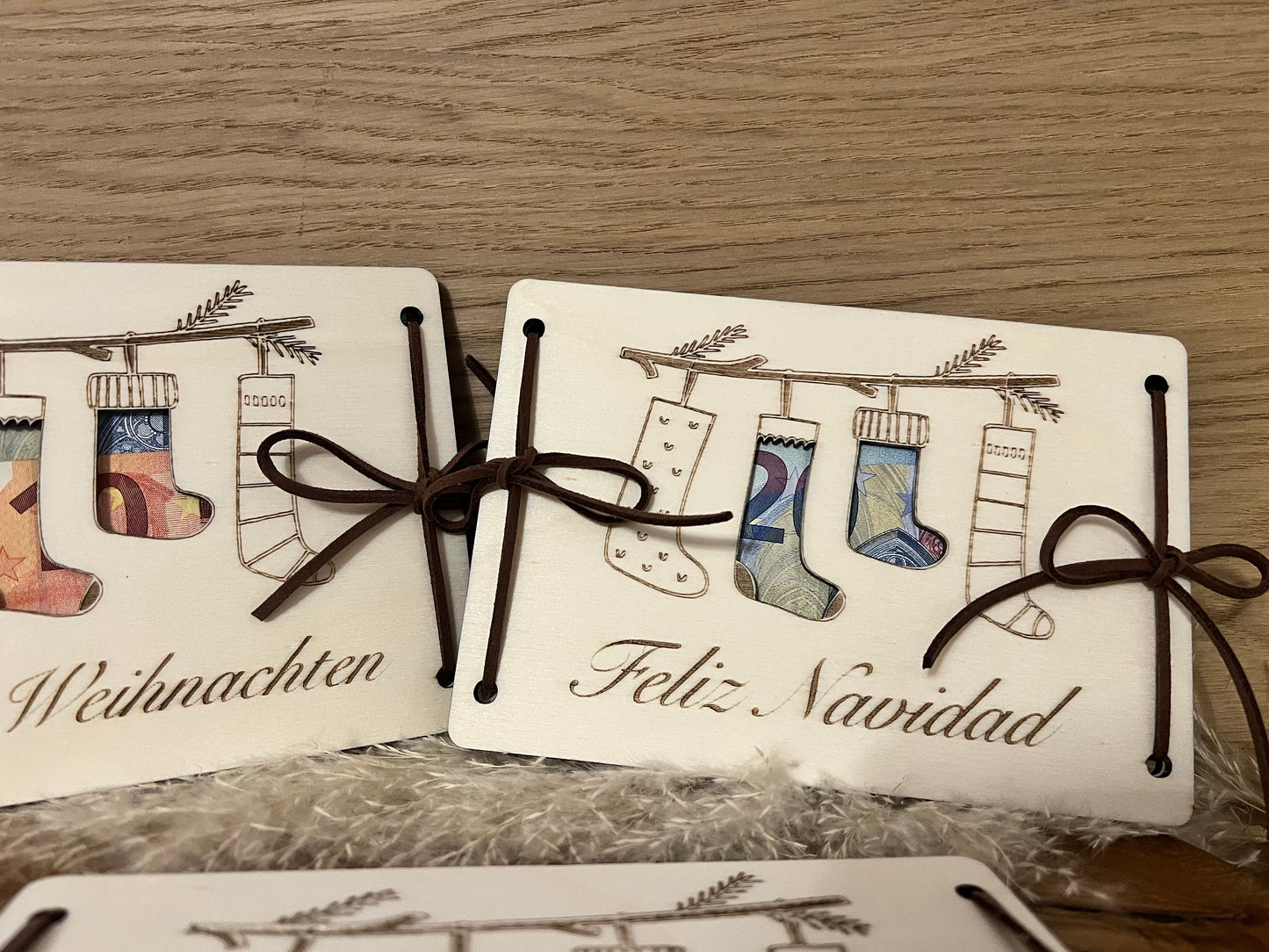 Geldgeschenk für Weihnachten  "Feliz Navidad"