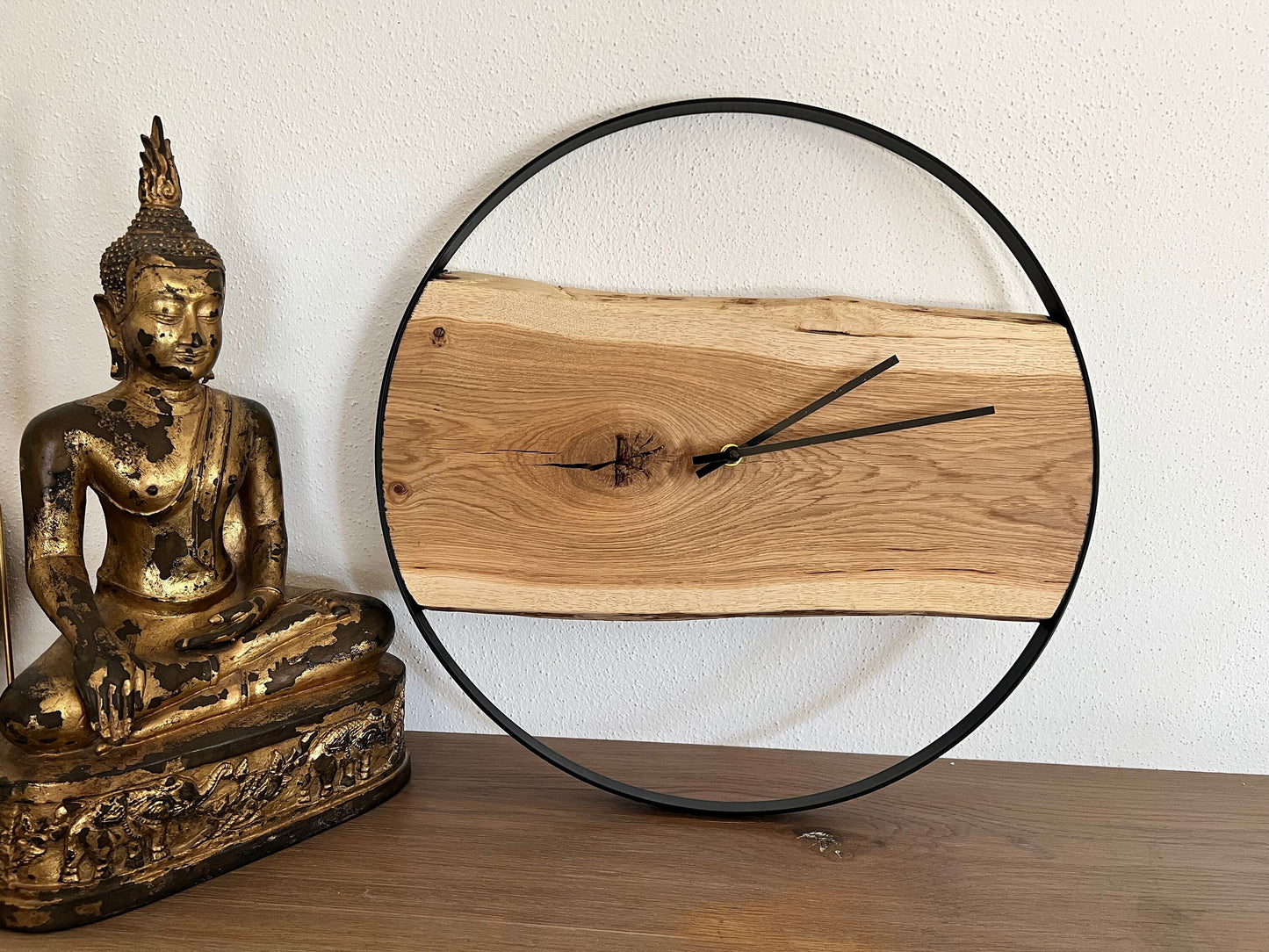 Wanduhr Eichenholz
