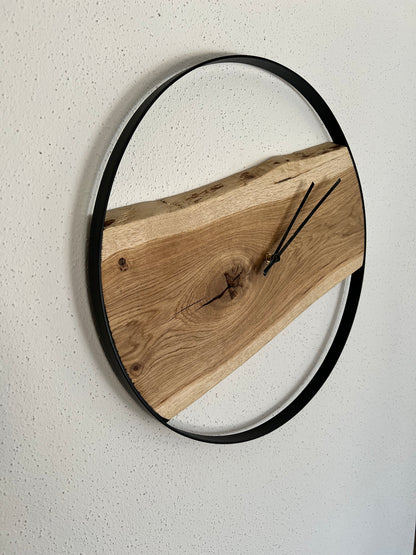 Wanduhr Eichenholz