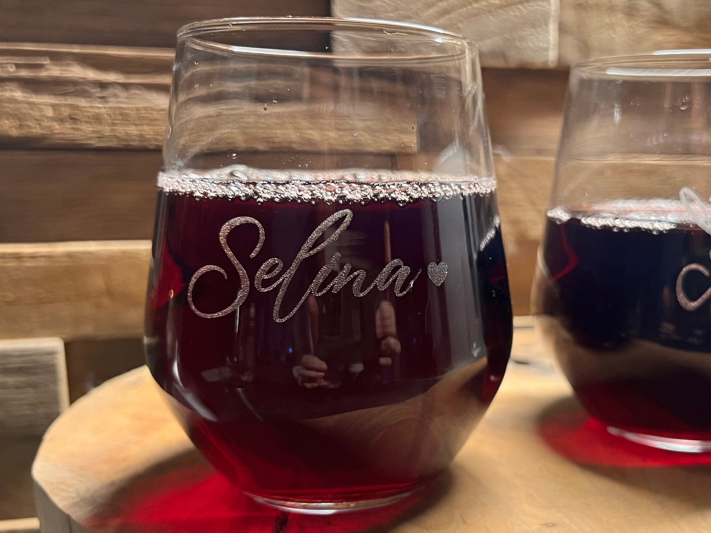 Graviertes Trinkglas mit Namen