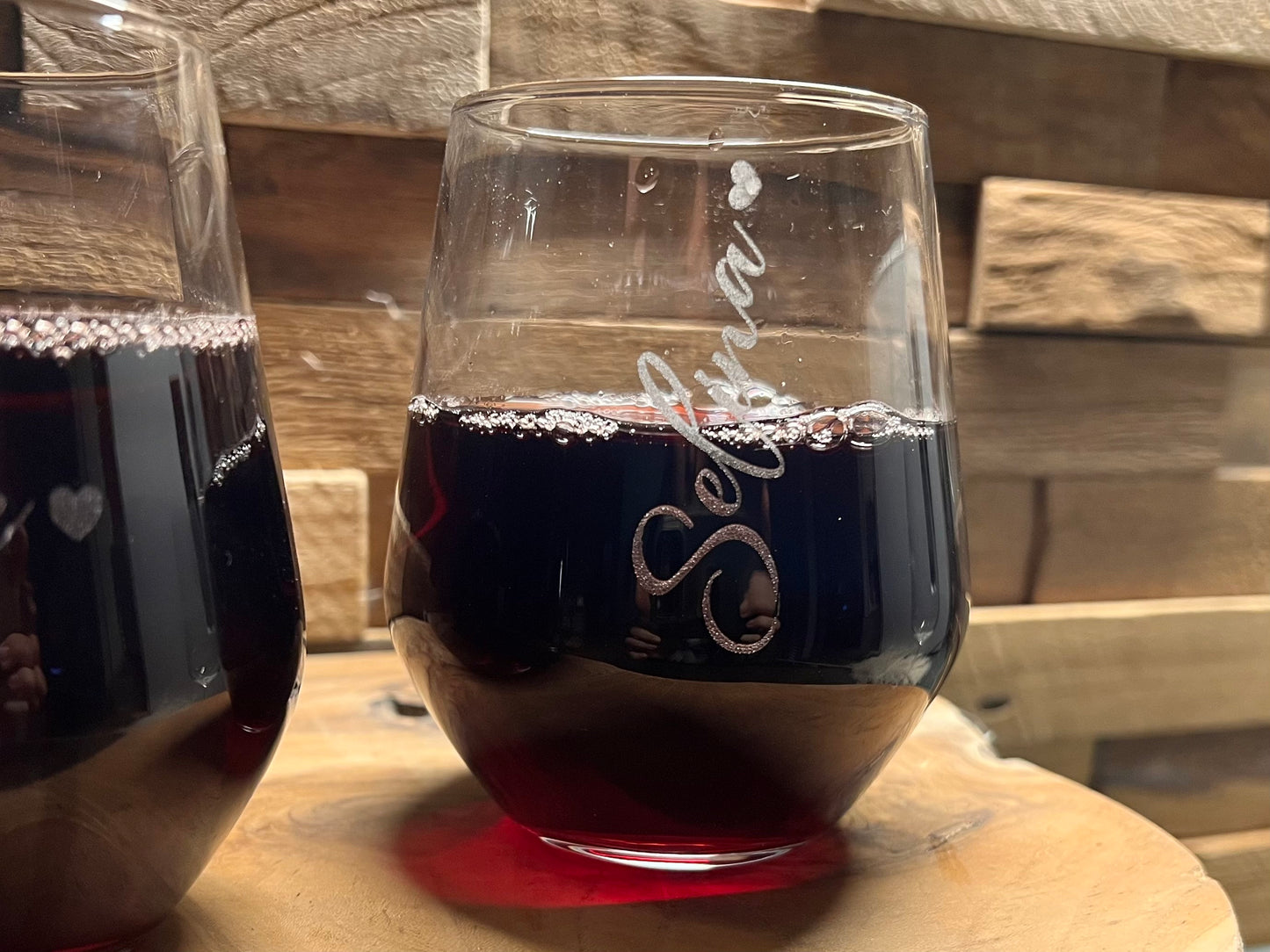 Graviertes Trinkglas mit Namen