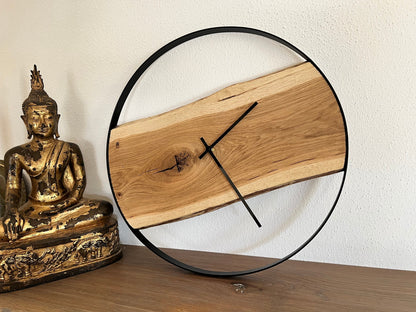 Wanduhr Eichenholz