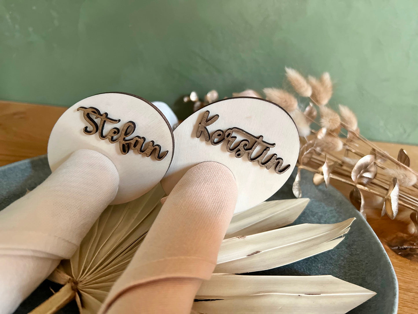 Napkin rings personalized