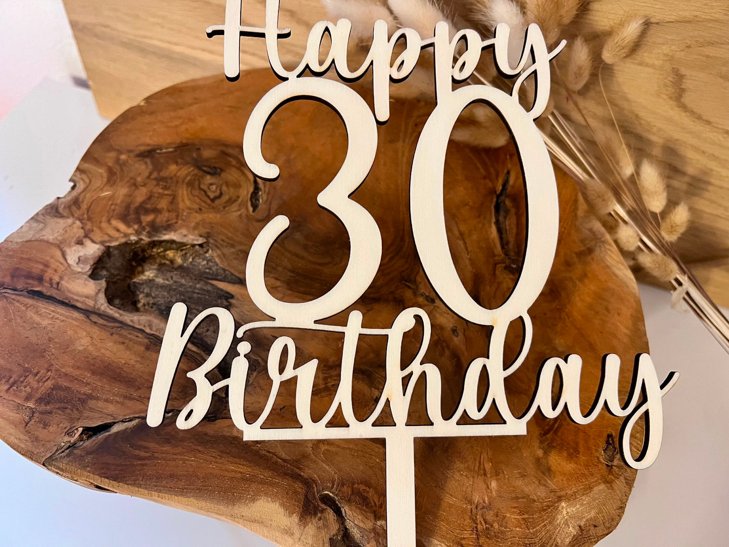 Caketopper Happy Birthday mit Namen
