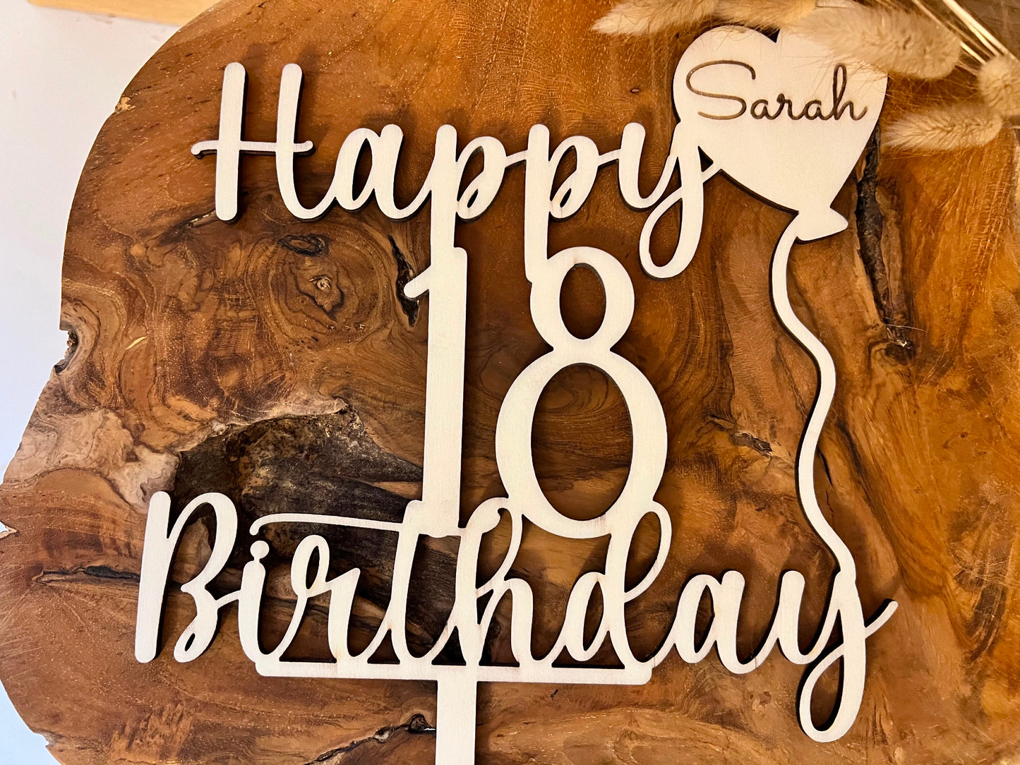 Caketopper Happy Birthday mit Namen