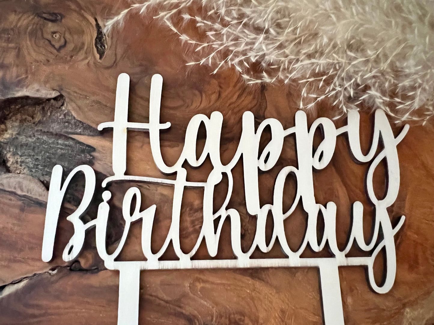 Cake topper for birthday cake