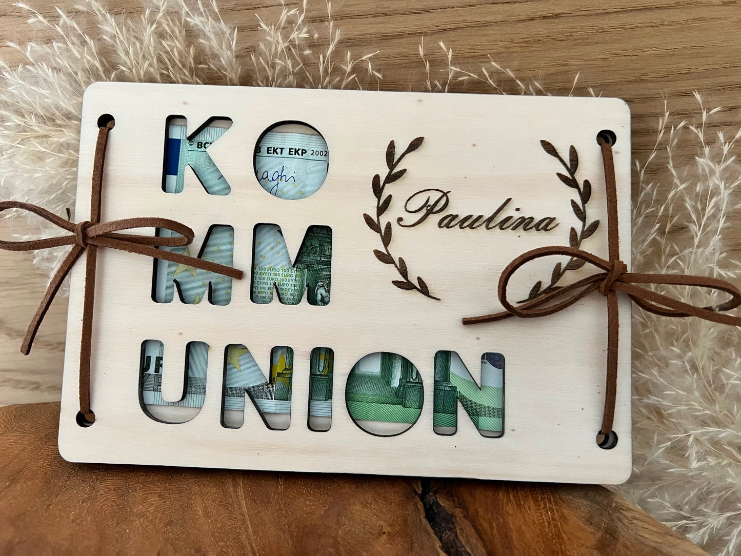 Geldgeschenk Kommunion personalisiert