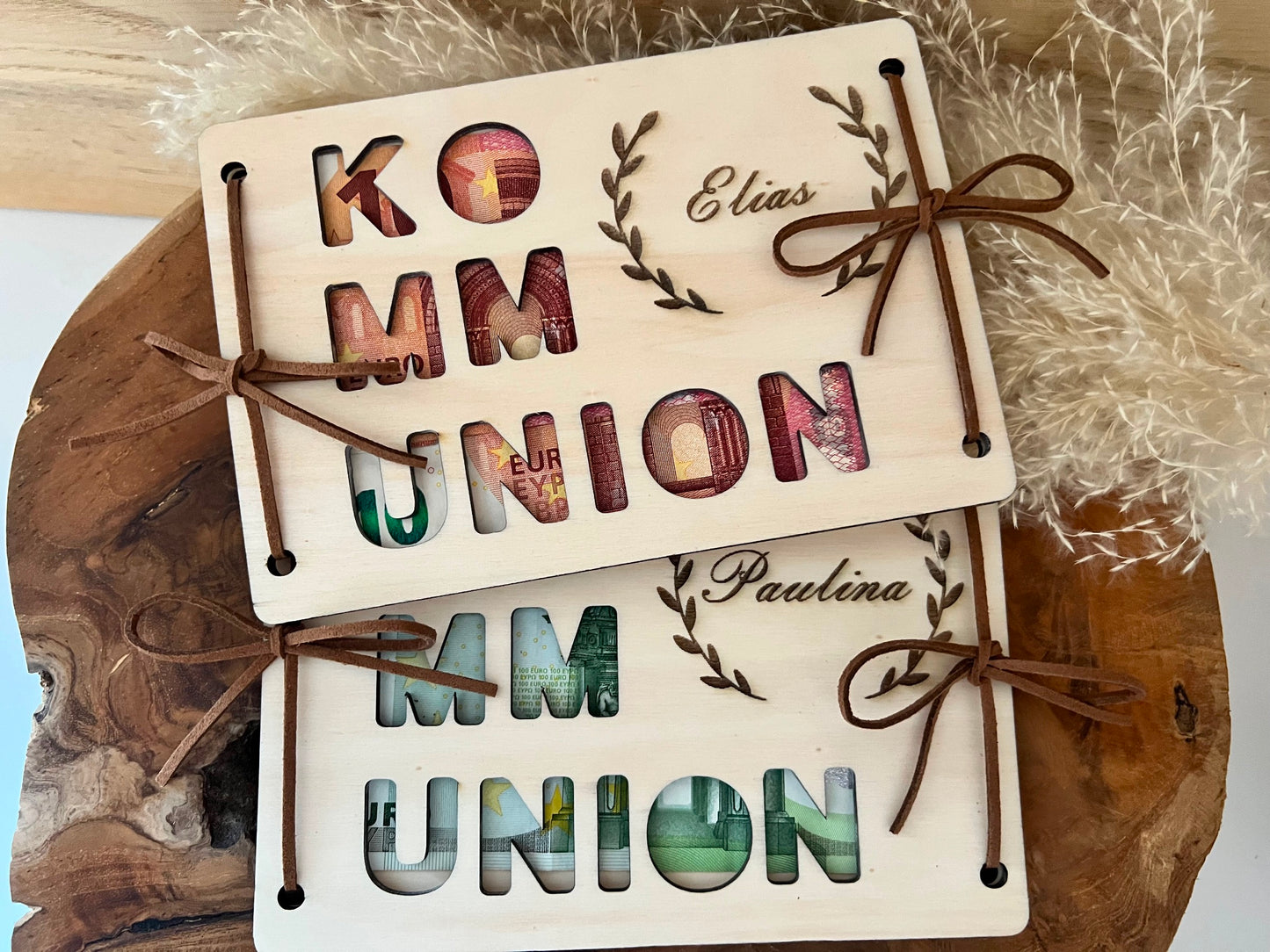 Geldgeschenk Kommunion personalisiert