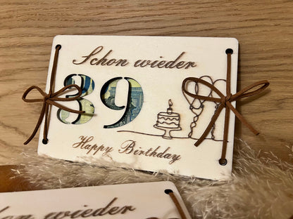 Geldgeschenk zum 40. Geburtstag