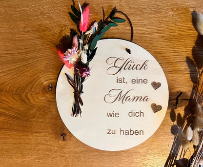 Holzschild für Mama