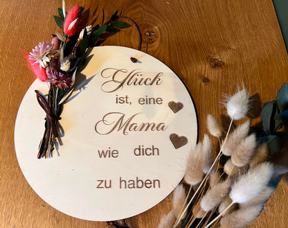 Holzschild für Mama