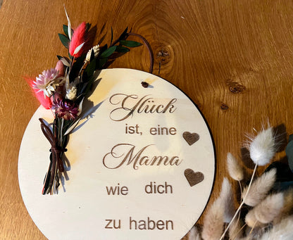 Holzschild für Mama