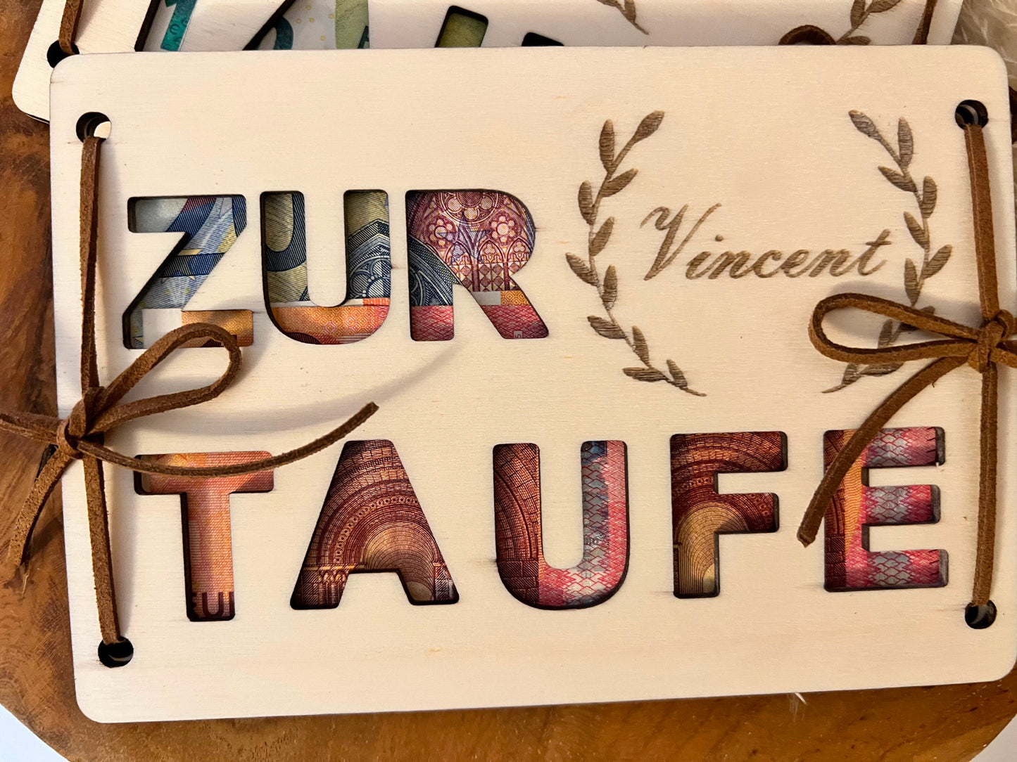 Personalized baptism gift