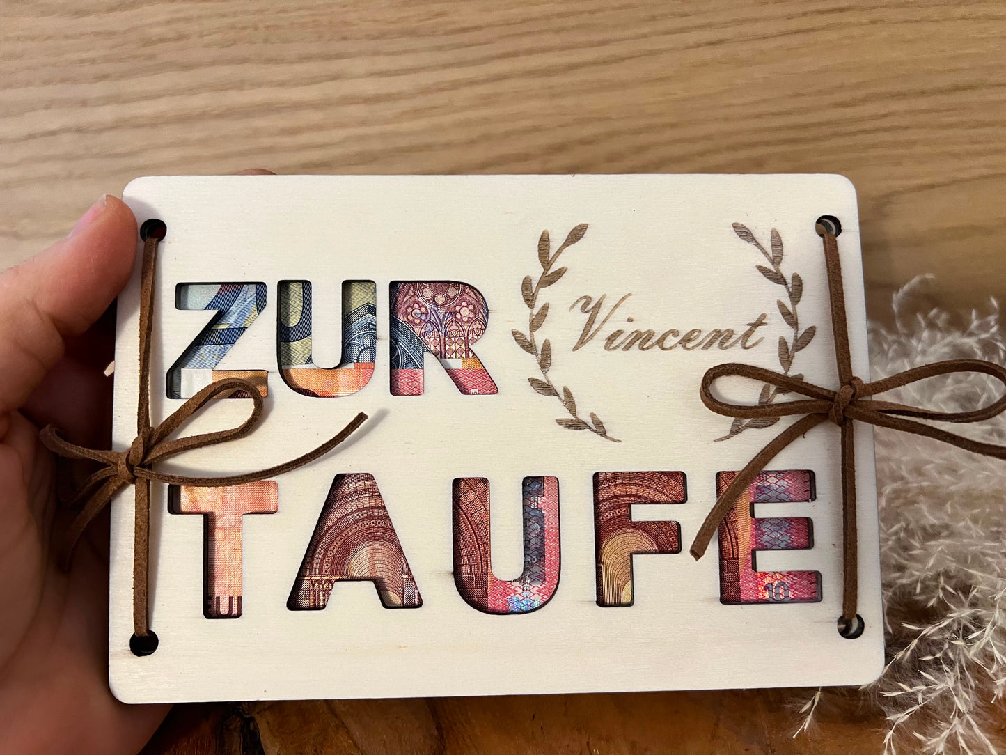 Personalized baptism gift