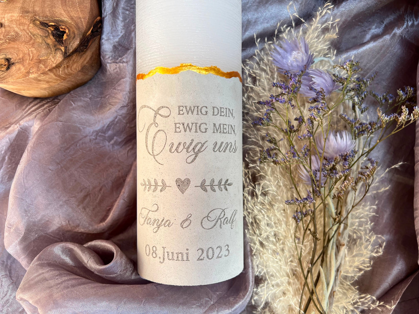 wedding candle for civil wedding