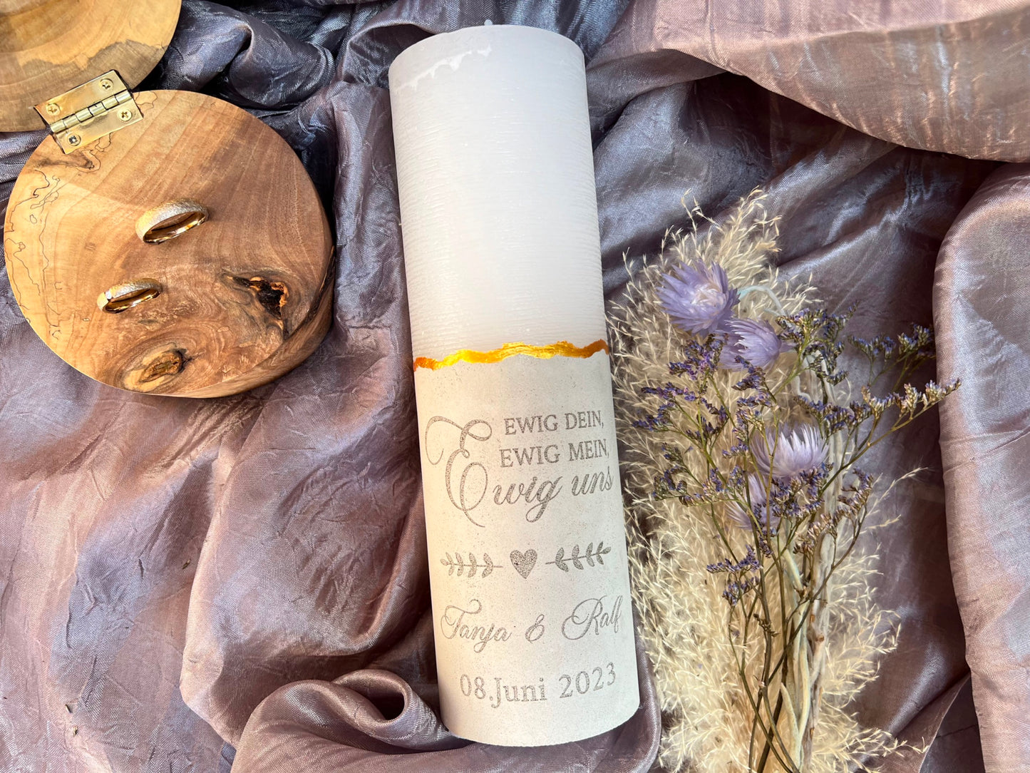wedding candle for civil wedding