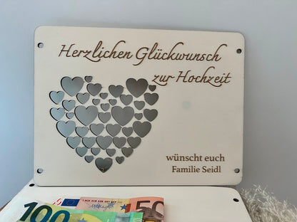Hochzeitsgeschenk aus Holz