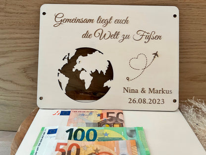 Hochzeitsgeschenk Reise Geld